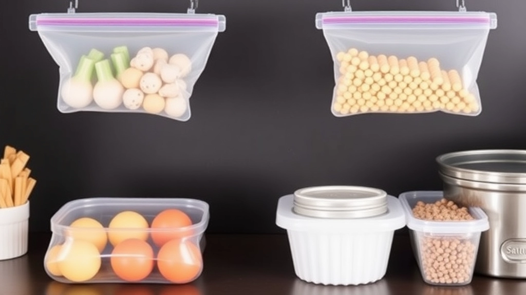 Formas innovadoras de organizar su cocina con bolsas de almacenamiento de silicona