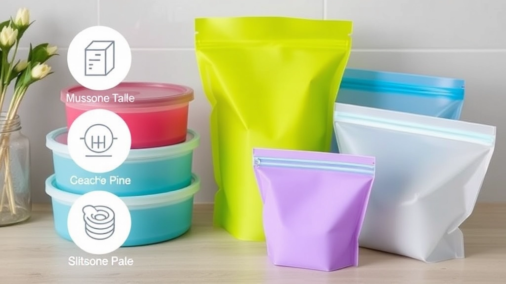 Belangrijkste kenmerken om op te letten bij siliconen opbergzakken