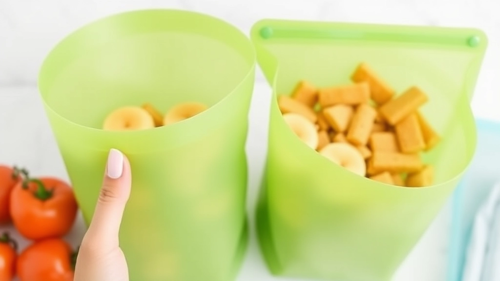 Zeg vaarwel tegen plastic: De ultieme gids voor milieuvriendelijke siliconen opbergzakken voor voedsel 1