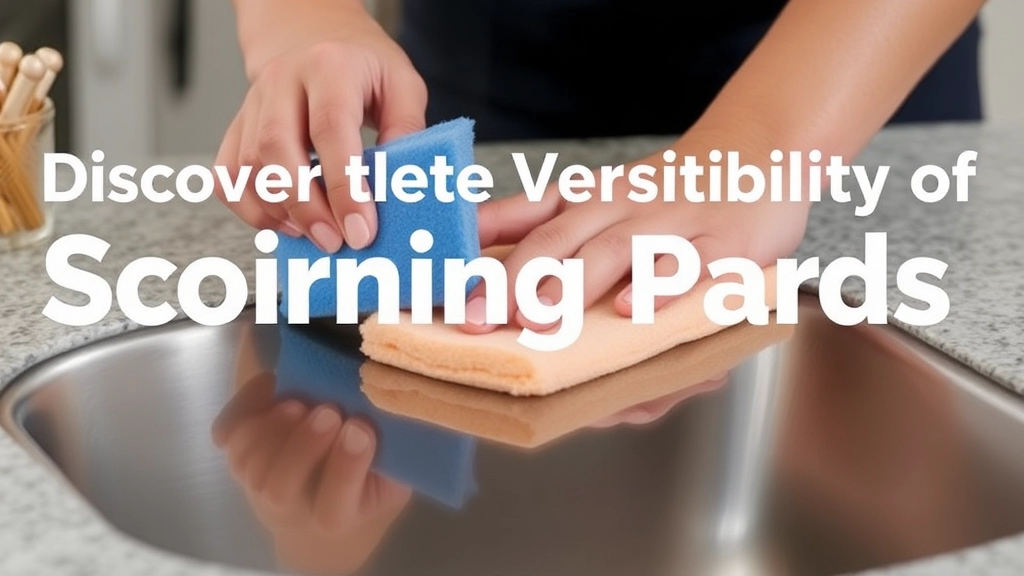 Verwandeln Sie Ihre Küche mit Scheuerschwämmen! 2 Entdecken Sie die Vielseitigkeit von Scheuerschwämmen