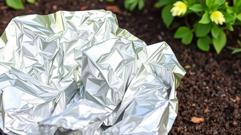 Aluminiumfolie-hacks om uw routine te transformeren 3 Geniale manieren om aluminiumfolie in uw tuin te gebruiken