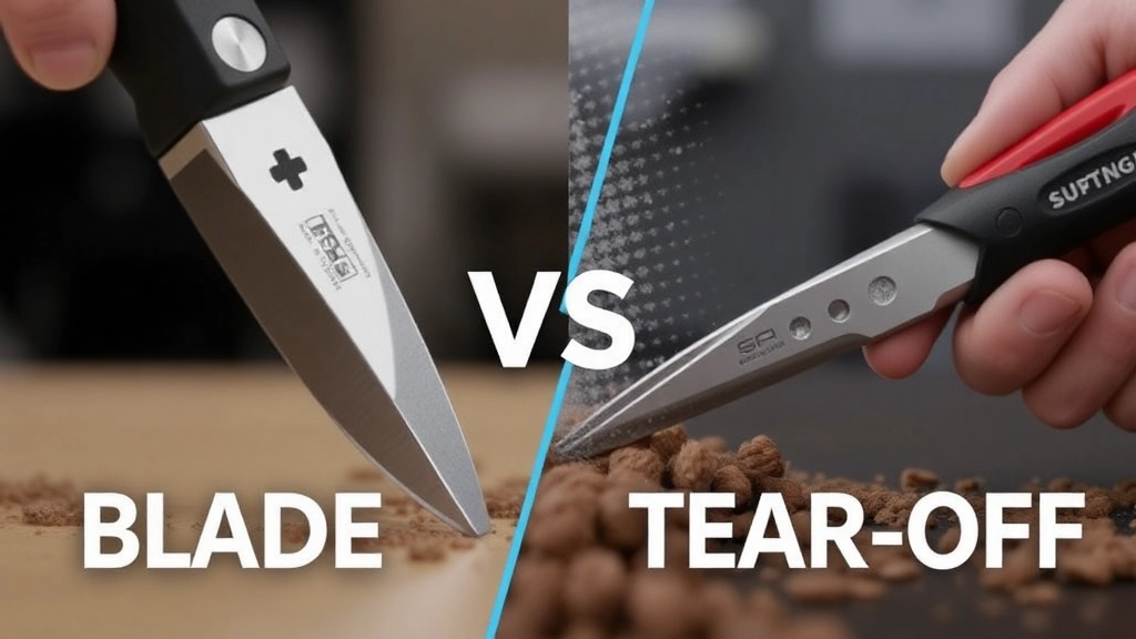 Cutting Tech Faceoff Blade vs TearOff System Comparison