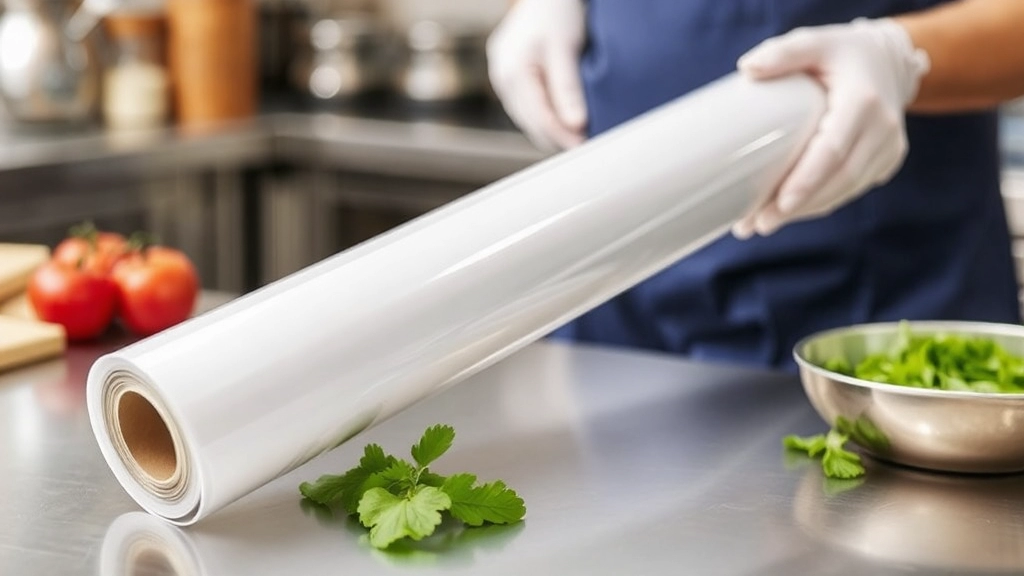Premium kitchen cling film for food businesses