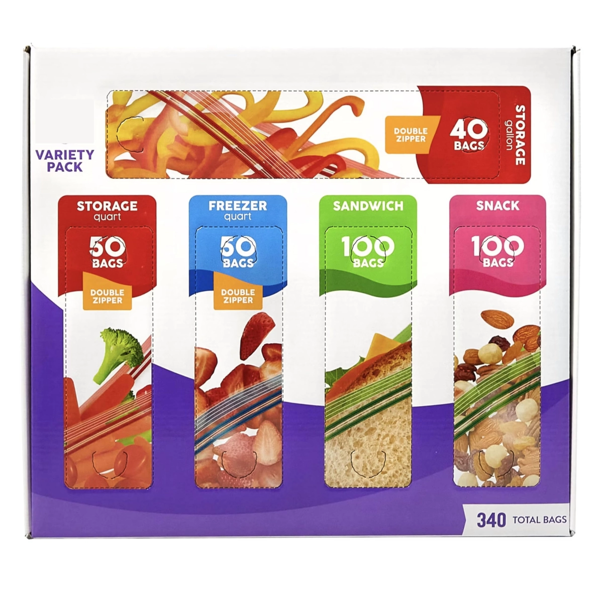 Toplu Kilitli Torbalar Dayanıklı Gıda Güvenli Toptan Boyutlar 1 Toplu Kilitli Torbalar Çeşitliliği