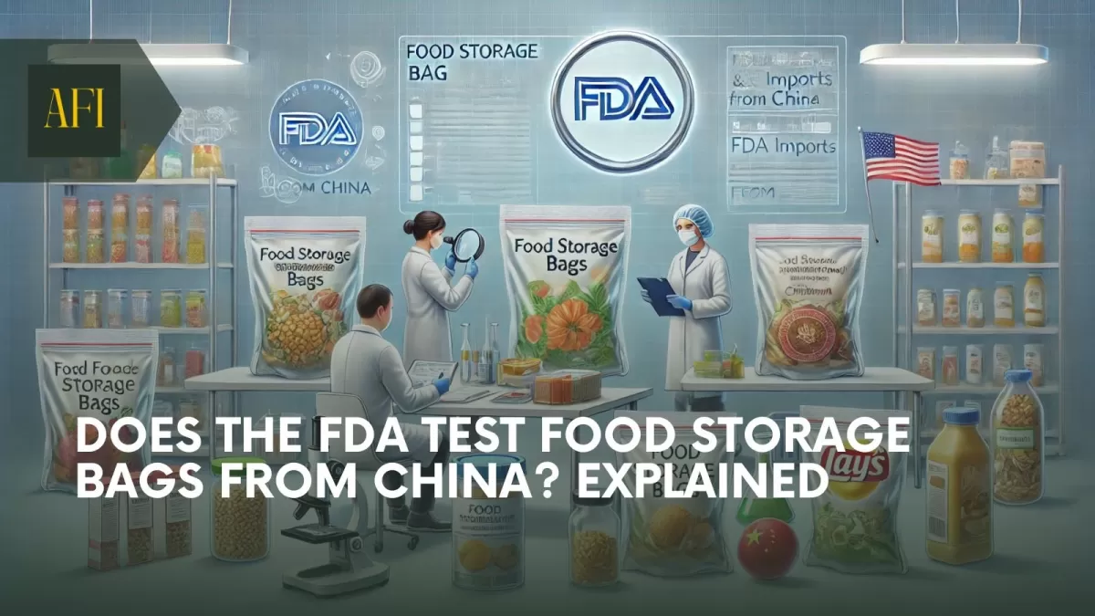 FDA는 중국산 플라스틱 식품 보관 백을 테스트합니까? 설명 1 FDA 테스트 플라스틱 백 중국 규정 준수
