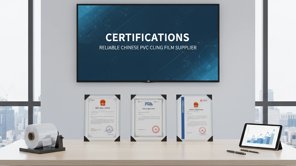 Certifications for Reliable Chinese PVC Cling Film Supplier
