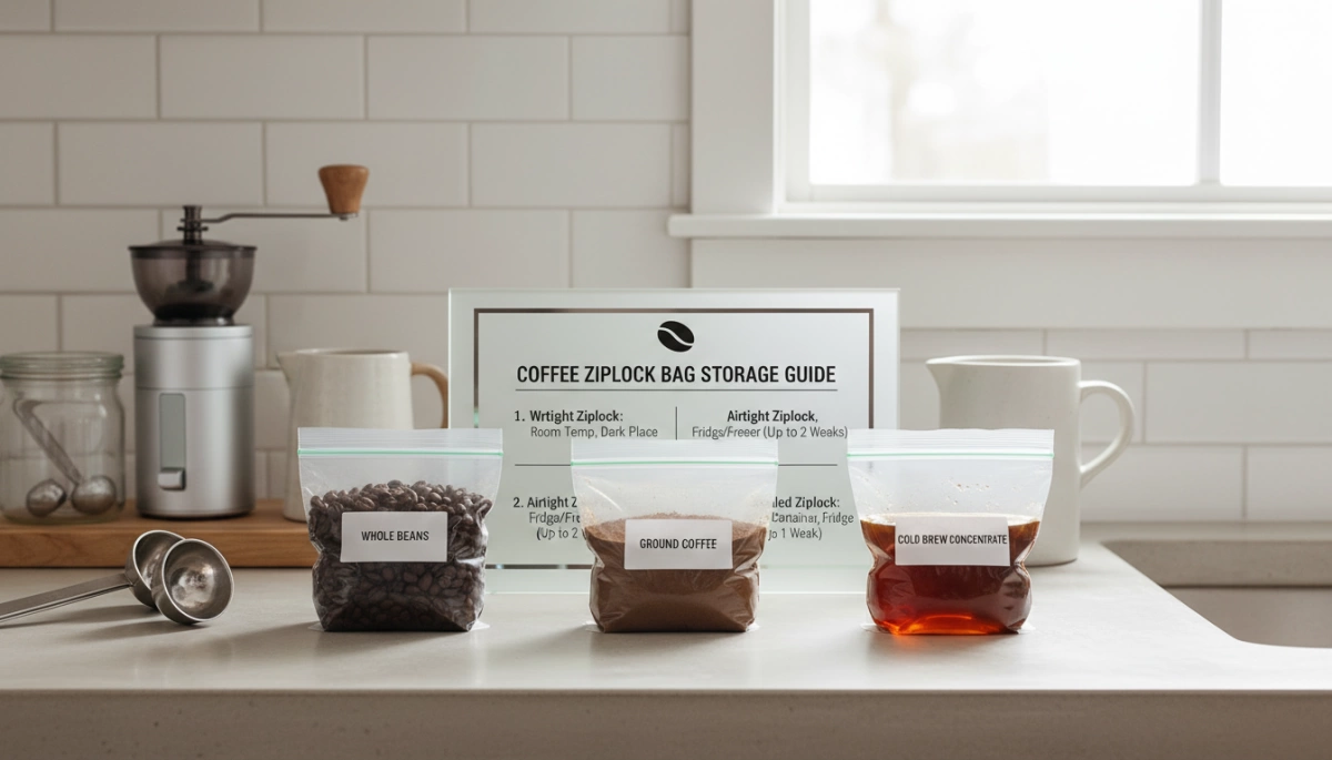 Coffee Ziplock Bag Guide for Freshness and Storage Tips 3 Coffee Ziplock Bag Storage Guide