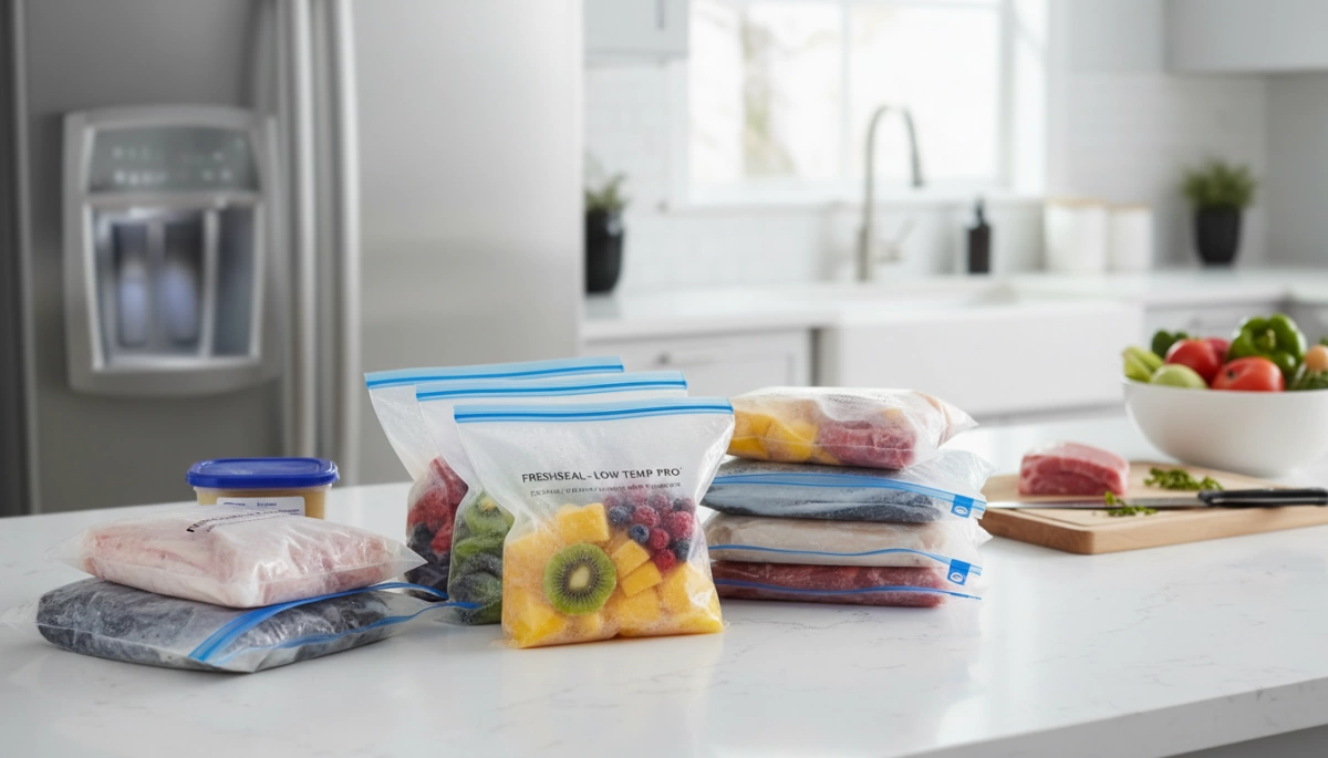 Low Temperature Ziplock Bags Durable Freezer Safe Storage Bags 1 Durable Low-Temperature Ziplock Storage Bags