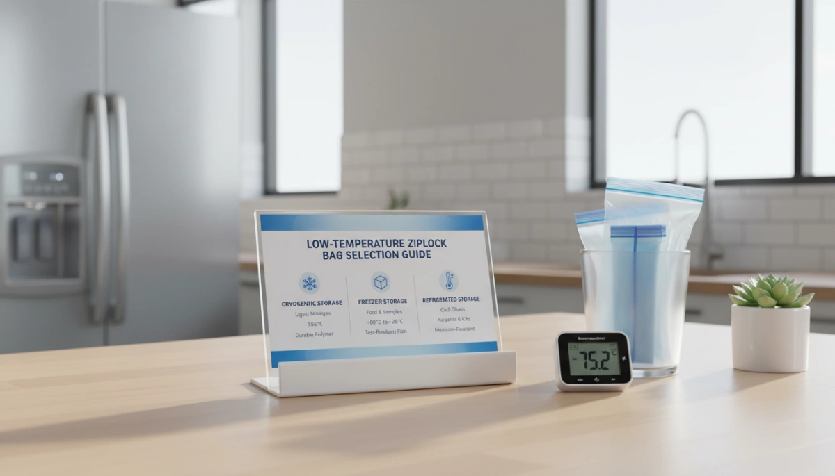 Low Temperature Ziplock Bags Durable Freezer Safe Storage Bags 3 Low-Temperature Ziplock Bag Selection Guide