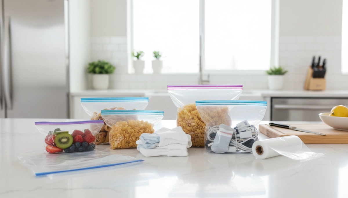 Sac zipper pour congélateur vs sacs ordinaires : guide des différences Regular Zip-Top Bags for Storage and Organization