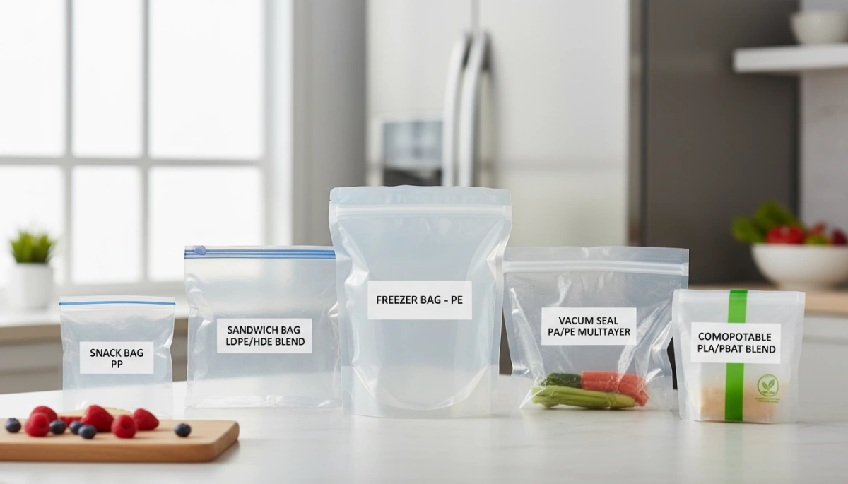 Panduan Beg Ziplock: Bahan, Kegunaan dan Jenis Dijelaskan Ziplock Bag Types and Material Guide